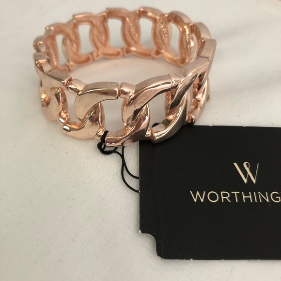 Worthington Rose Gold Diamond Necklace & Bracelet - Picture 2 of 8
